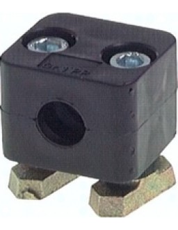 GR012LTM Rohrschelle, leichte Baureihe, 12mm, Baugröße 0 (nur eine seitliche Bef