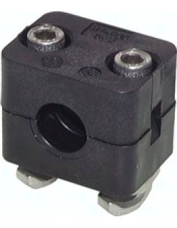 GR532LTMES Rohrschelle, leichte Baureihe, 32mm, Edelstahl
