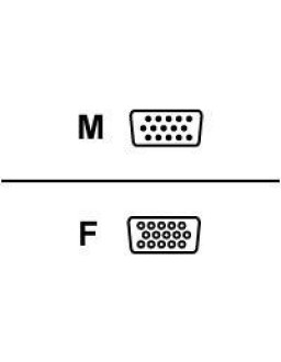 0527-25 ABL - VGA extension cable - HD-15 (VGA) (M) to HD-15 (VGA) (F) - 7.6 m