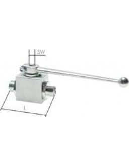 KH10LHD Hochdruck-Kugelhahn, Stahl, 10 L, PN 315