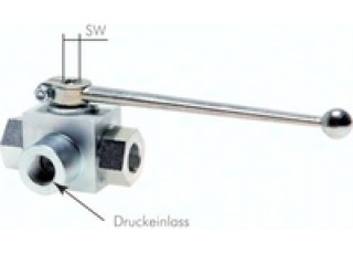 KH3/10LHD Hochdruck-3-Wege Kugelhahn, L-Bohrung, G 1″, PN 315 KH3/10LHD Hochdruck-3-Wege Kugelhahn, L-Bohrung, G 1″, PN 315