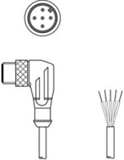 150677 - CB-M12-10000-5WM - Connecting cable