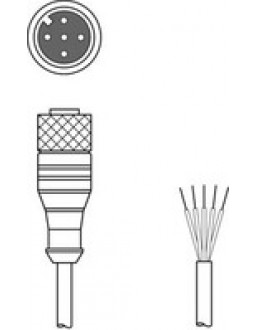 429171 - CB-M12-25000S-5GF - Connecting cable
