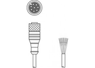 429289 - CB-M12-50000-8GF - Connecting cable