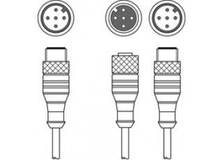 50118184 - K-YCN M12A-5m-M12A-S-PUR connection cable 50118184 - K-YCN M12A-5m-M12A-S-PUR connection cable
