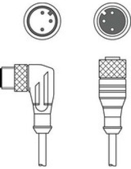 548050 - CB-M12-1500X-3GF / WM connection cable