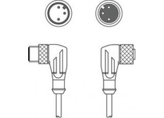 548052 - CB-M12-1500X-3WF / WM - Muting cable 548052 - CB-M12-1500X-3WF / WM - Muting cable