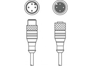 548100 - CB-M12-25000S-4GF / GM - Connecting cable 548100 - CB-M12-25000S-4GF / GM - Connecting cable