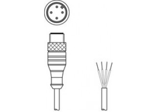 548363 - CB-M12-2000-4GMB - Connecting cable 548363 - CB-M12-2000-4GMB - Connecting cable