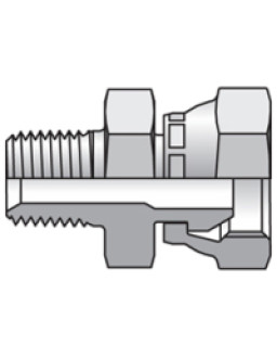 Parker 0107-16-12 Swivel male stud NPT1″ x NPT3/4″