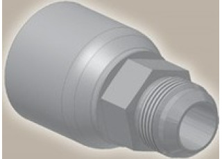 Parker 10343-10-8-SM CRIMP HOSE FITTING HOSE TO MALE PIPE UNF7/8″-14 Parker 10343-10-8-SM CRIMP HOSE FITTING HOSE TO MALE PIPE UNF7/8″-14
