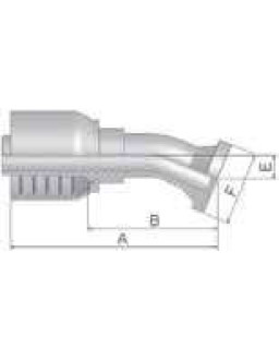 Parker 11671-32-32 SAE flange SFL 3000 PSI 22,5° SFL 2″ 22,5°
