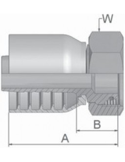 Parker 1CA43-10-5C Female Metric Swivel DKO 10L M16x1,5