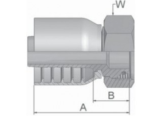 Parker 1CA43-10-5 Female Metric Swivel DKO 10L M16x1,5
