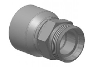 Parker 1D046-10-4 Male Metric L - Rigid - (24° Cone) M16x1,5 Parker 1D046-10-4 Male Metric L - Rigid - (24° Cone) M16x1,5