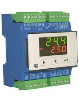 URDR0001 Wachendorff URDR PID Temperature Controller, 72 x 90mm, 2 Output Relay, SSR, 24 → 230 V ac/dc Supply Voltage