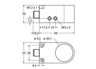 Inductive Sensor BI30R-W30-DAP6X-H1141 Inductive Sensor BI30R-W30-DAP6X-H1141