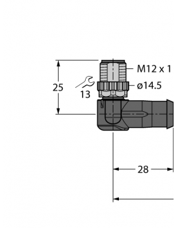 Industrial Ethernet Cable WSSD-RJ45S-4414-25M