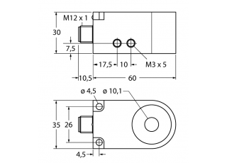 Inductive Sensor BI10R-W30-DAN6X-H1141 Inductive Sensor BI10R-W30-DAN6X-H1141