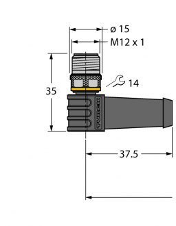 Actuator and Sensor Cable, PUR WSS4.4T-2/TXL