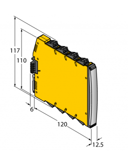 Temperature measuring amplifier IM12-TI02-1TCURTDR-1I-PR/24VDC