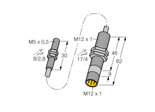 Inductive Sensor BI1.5-EG05-0.3-M12-SIU-H1141 Inductive Sensor BI1.5-EG05-0.3-M12-SIU-H1141