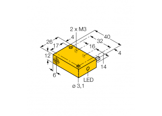 Inductive Sensor BI2-Q12-AZ31X Inductive Sensor BI2-Q12-AZ31X