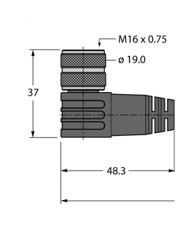 Actuator, Sensor and Supply Cable, PVC BKWM19-E01-5/TEL (OBS)