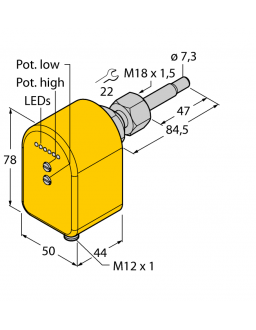 Freely Rotatable FCST Flow Sensor FCST-A4P-LIX-H1141 Freely Rotatable FCST Flow Sensor FCST-A4P-LIX-H1141