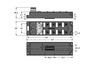 I/O Module for DeviceNet Fieldbus FDNL-S1204H-0142 I/O Module for DeviceNet Fieldbus FDNL-S1204H-0142