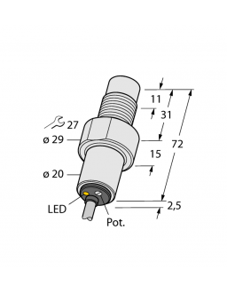 Capacitive Sensor BC5-S185-AP4X Capacitive Sensor BC5-S185-AP4X