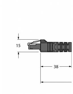 Industrial Ethernet Cable RJ45S 843-15M