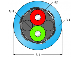 PROFIBUS Cable Cable452B-150M