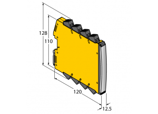 Isolating switching amplifier IMX12-DI03-1S-2T-S/24VDC/CC Isolating switching amplifier IMX12-DI03-1S-2T-S/24VDC/CC