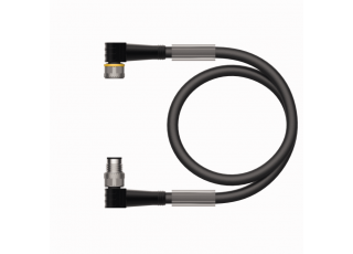 Actuator, Sensor and Supply Cable, PUR PKW4M-1-PSW4M/TXL Actuator, Sensor and Supply Cable, PUR PKW4M-1-PSW4M/TXL