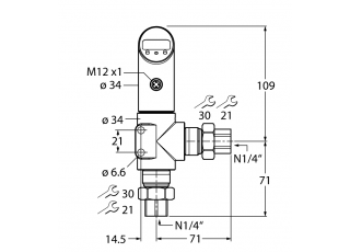 Differential Pressure Sensor PS003D-502L-2UPN8X-H1141 Differential Pressure Sensor PS003D-502L-2UPN8X-H1141