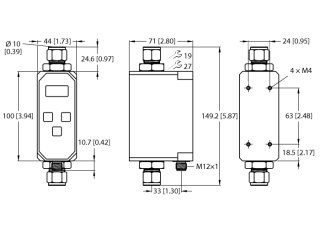 Flow Rate Monitoring FTCI-10D10A4P-2LIX-H1141