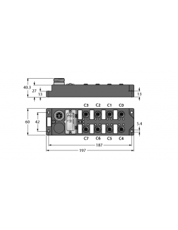 I/O Module for DeviceNet Fieldbus FDNL-CSG88-W