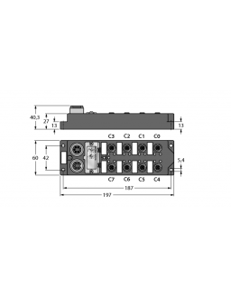 I/O Module for DeviceNet Fieldbus FDNL-N1600-T