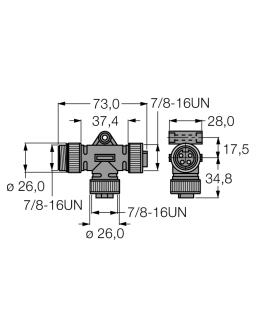 2-Way Splitter RSV-2RKV 48 2-Way Splitter RSV-2RKV 48