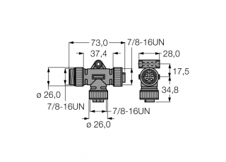 2-Way Splitter RSV-2RKV 48