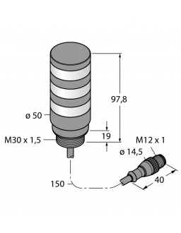 LED Signal Light TL50BLGYRQP