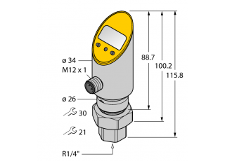 Pressure Transmitter (Rotatable) PS001R-511-LI2UPN8X-H1141