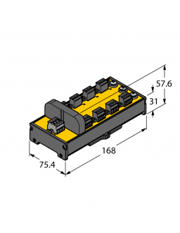 IP20 Junction Box with Short-Circuit Protection, 8-Channel JRBS-40DC-8RV