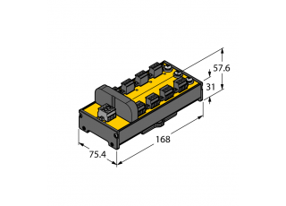 IP20 Junction Box with Short-Circuit Protection, 8-Channel JRBS-40DC-8RV