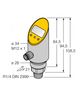 Pressure sensor PS003V-310-LI2UPN8X-H1141