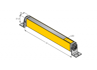 Light Screen for Machine Safety Applications LS2LR30-600Q8