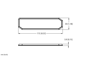 UHF Tag TW865-868-Q30L115-M-B112 UHF Tag TW865-868-Q30L115-M-B112