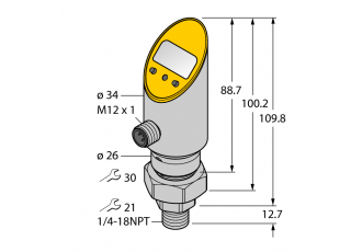 Pressure Transmitter (Rotatable) PS010V-503-2UPN8X-H1141 Pressure Transmitter (Rotatable) PS010V-503-2UPN8X-H1141