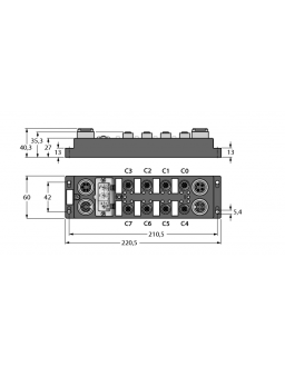 I/O Module for DeviceNet Fieldbus FDNP-CPG88-TT